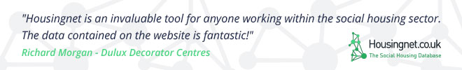 Housingnet is an invaluable tool for anyone working within the social housing sector. The data contained on the website is fantastic! - Richard Morgan - Dulux Decorator Centres